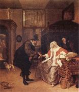 Jan Steen The Lovesick Woman oil on canvas